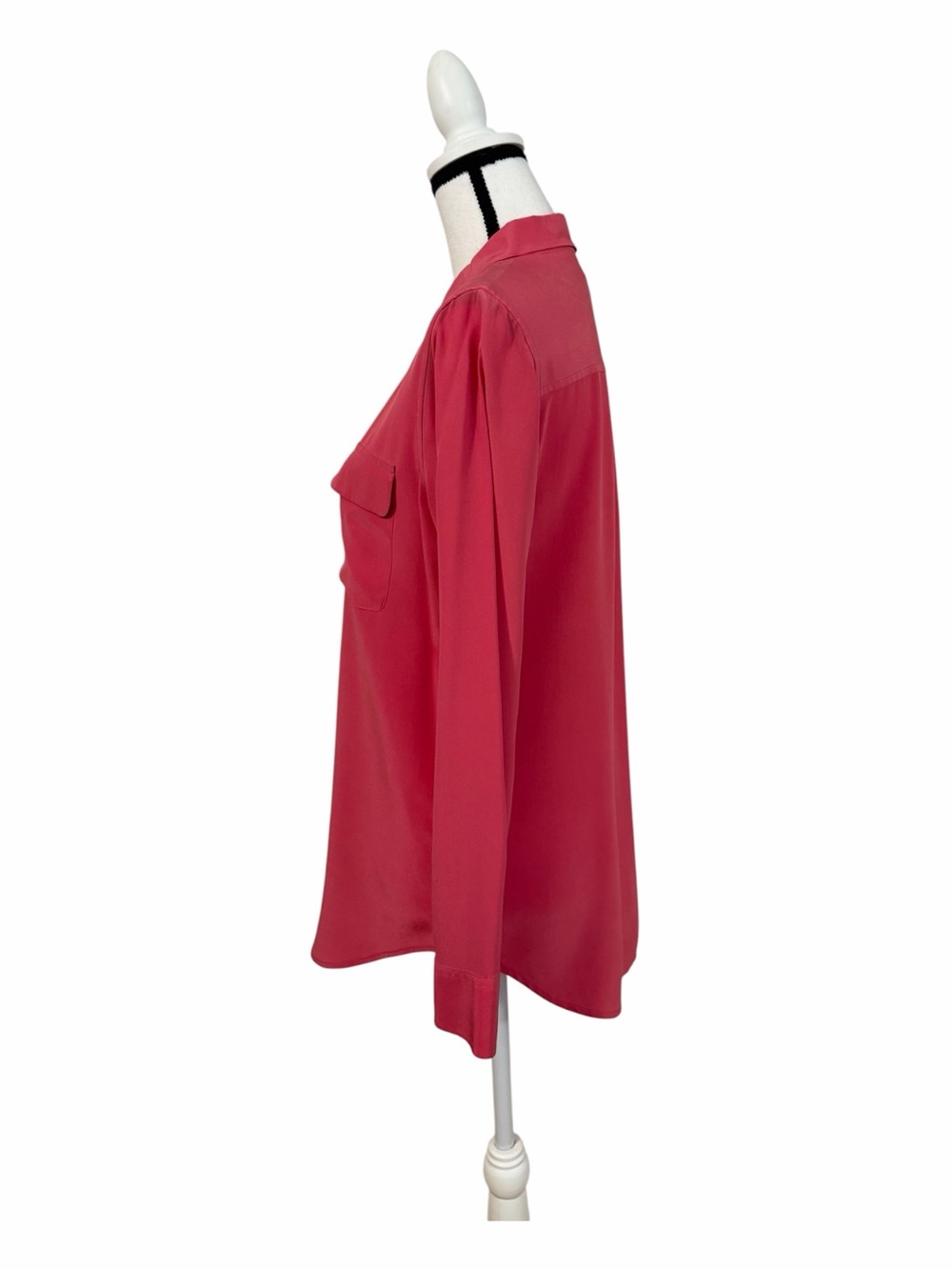 Equipment Femme 100% Silk Pink Button-Down Blouse Size M - Picture 4 of 11